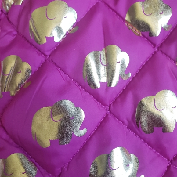 Sale!! Simply Southern Pink and Gold Elephant Vest - Picture 3 of 4